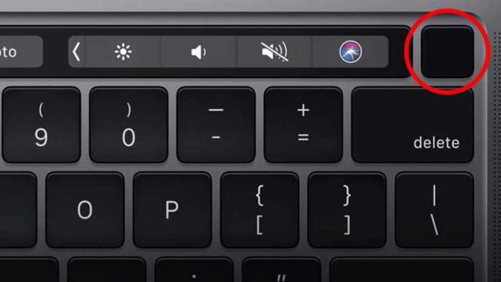 MacBook On Off Power Button