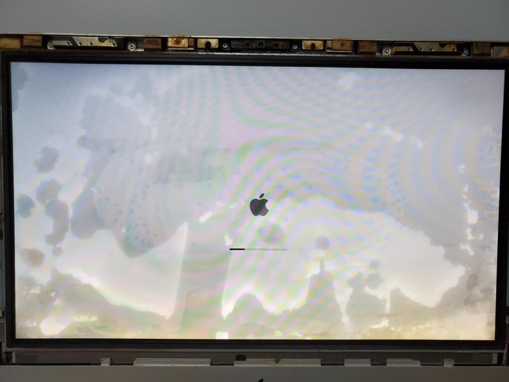 MacBook Screen Water Stain Malaysia