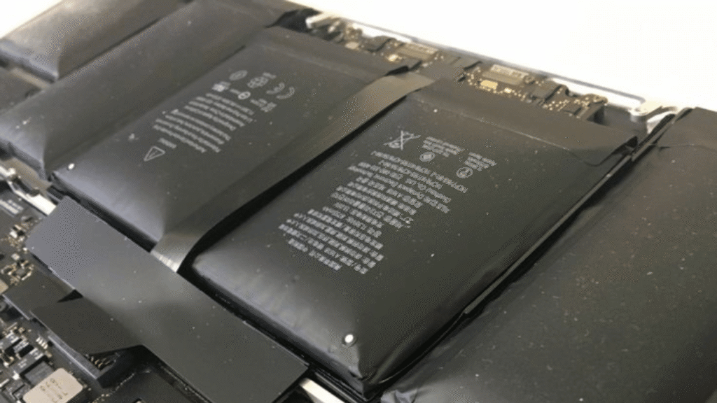 MacBook swollen battery
