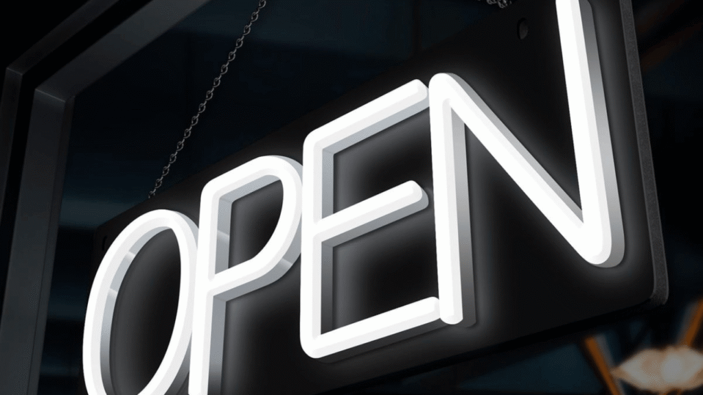 Open LED Sign