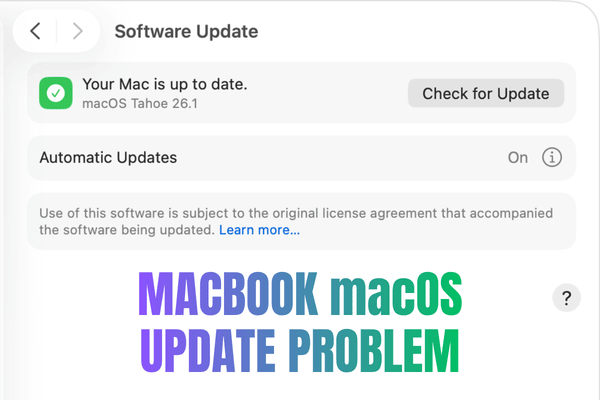 MacBook macOS Update Problem Malaysia