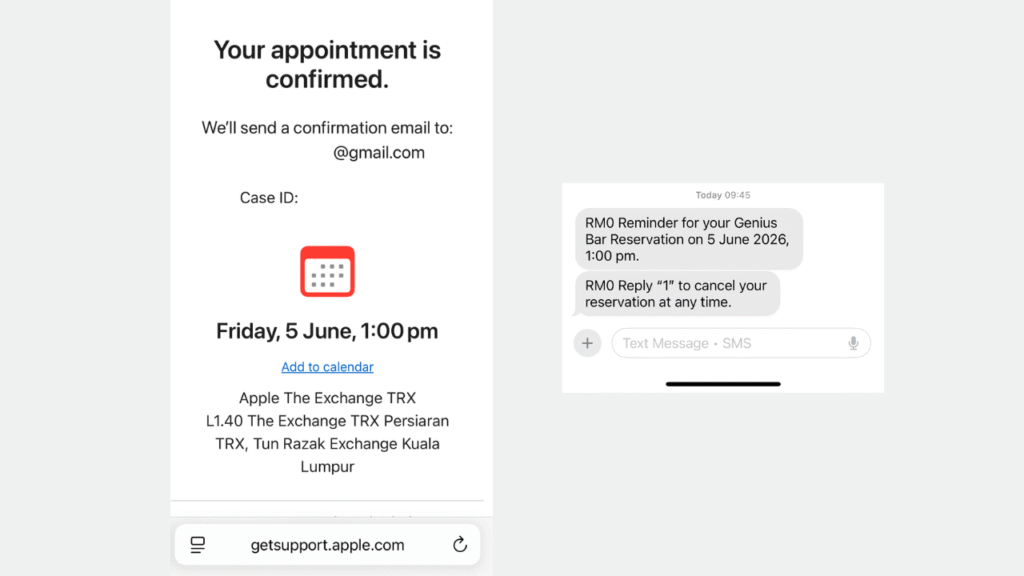 Genius Bar Appointment
