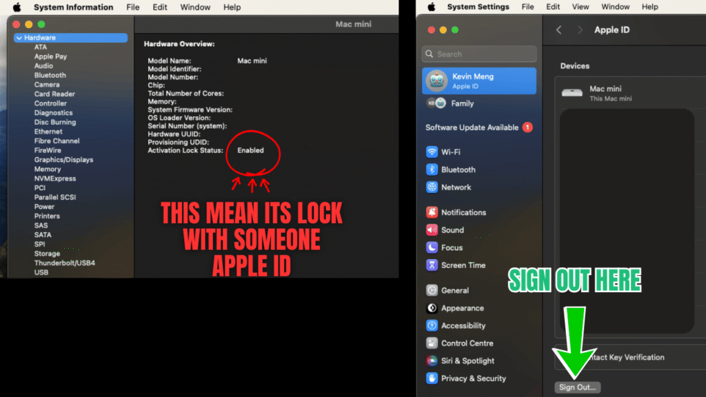 Sign Out Apple ID