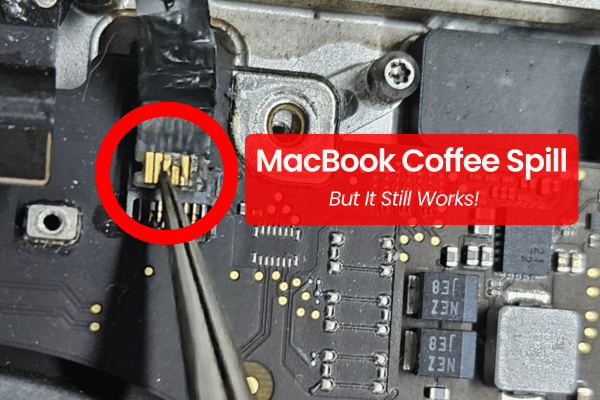 MacBook Coffee Spill