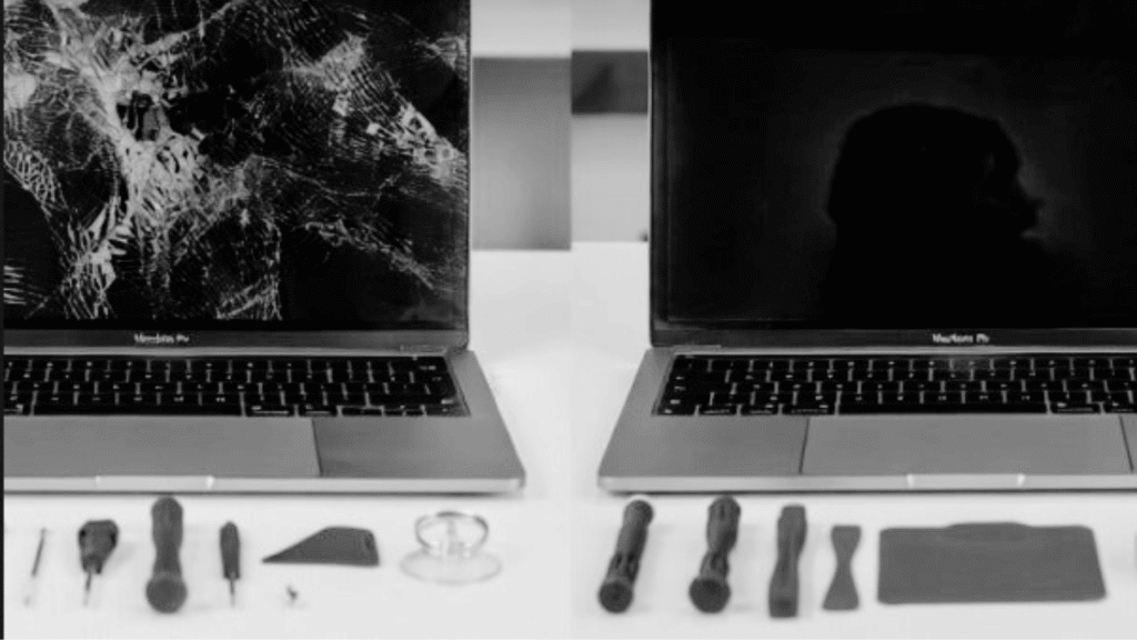 MacBook Screen Crack