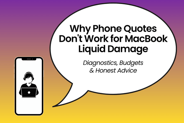 MacBook Water Damage Repair Quote
