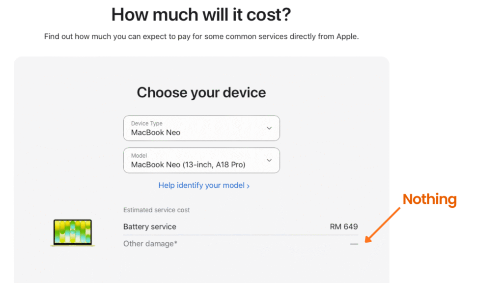 MacBook Neo Service Options